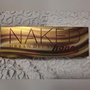 Urban Decay Naked Honey 12 Eyeshadow Palette + Brush NEW Full Size Golden Amber